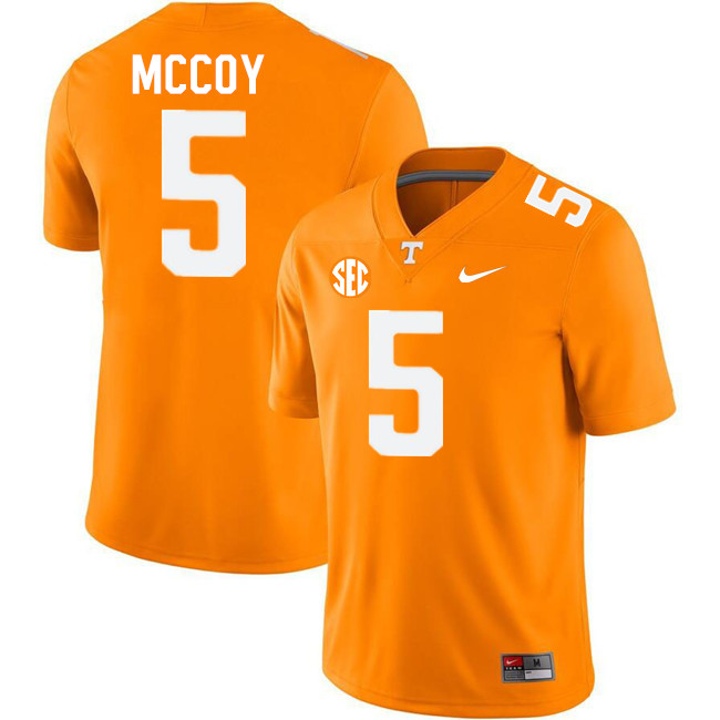 Men #5 Bru McCoy Tennessee Volunteers College Football Jerseys Stitched-Orange